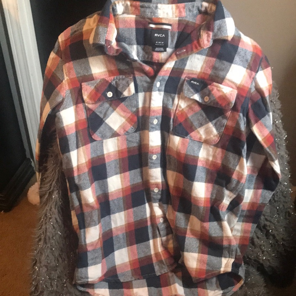 Mens flannel dress shirt